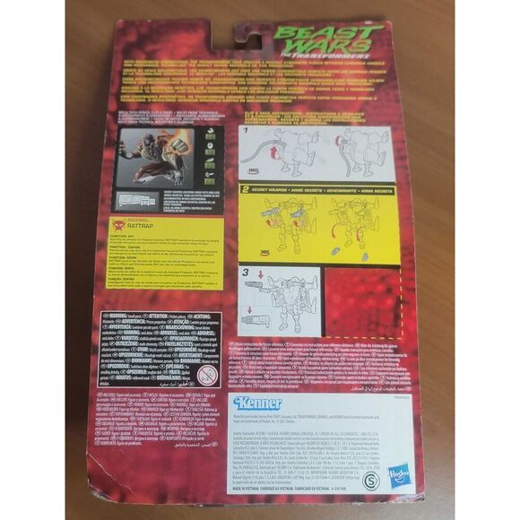 Hasbro Transformers Toys Beast Wars Rattrap Collectible Figure New In Box #A64 - Picture 6 of 6